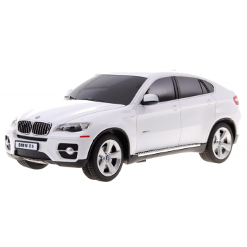 BMW X6 białe RASTAR model 1:24 Zdalnie sterowane Auto SUV + pilot